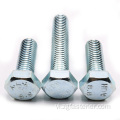 Blue White Kẽm Hex Bolts Thép carbon DIN933